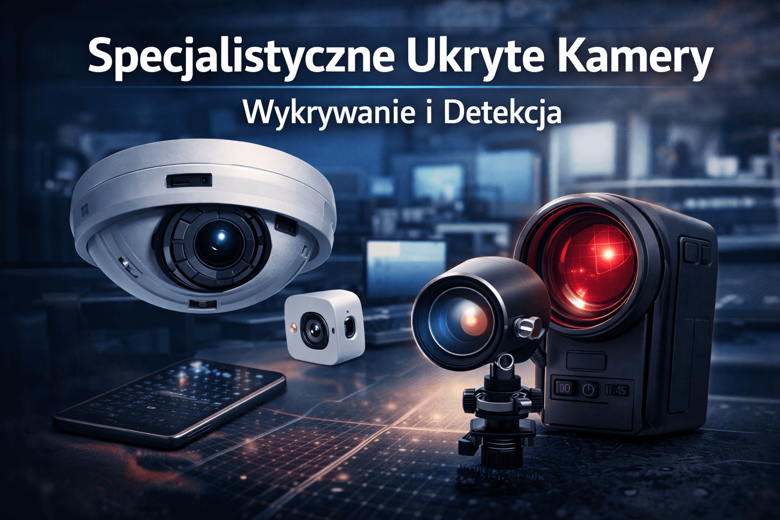 Zdjęcie przedstawiające ukryte kamery.