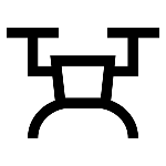 Dron ze skrzydłami.